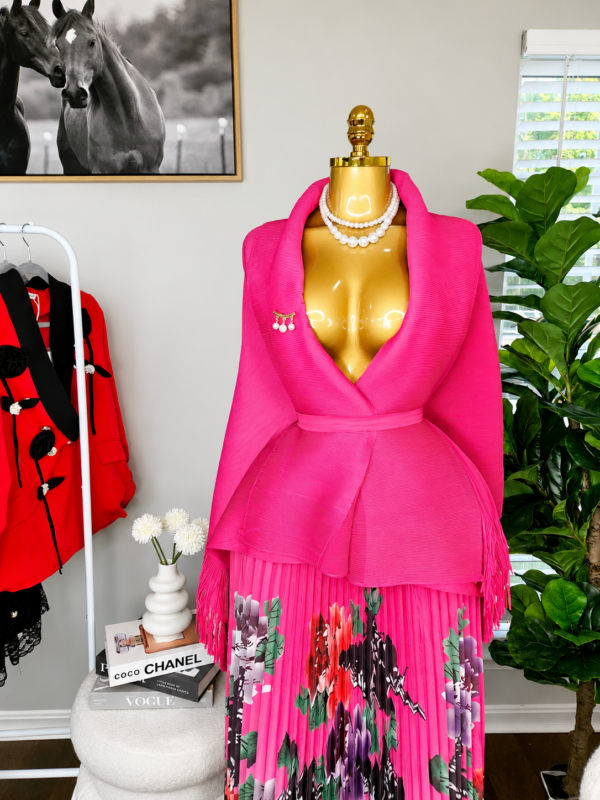 Rosé Royale Pleated Luxe Set